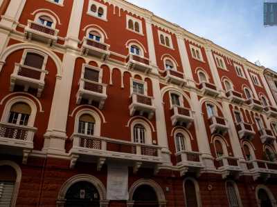 Sulla vicina via de Nicol�, al civico 7, si eleva un imponente edificio eclettico